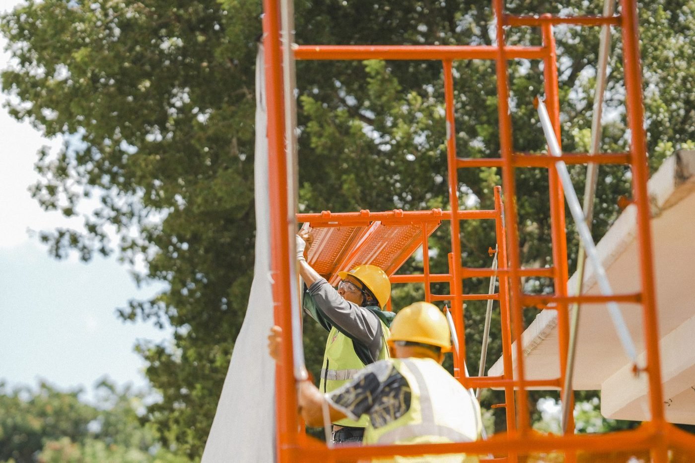 Trabajo desde plataforma elevadora