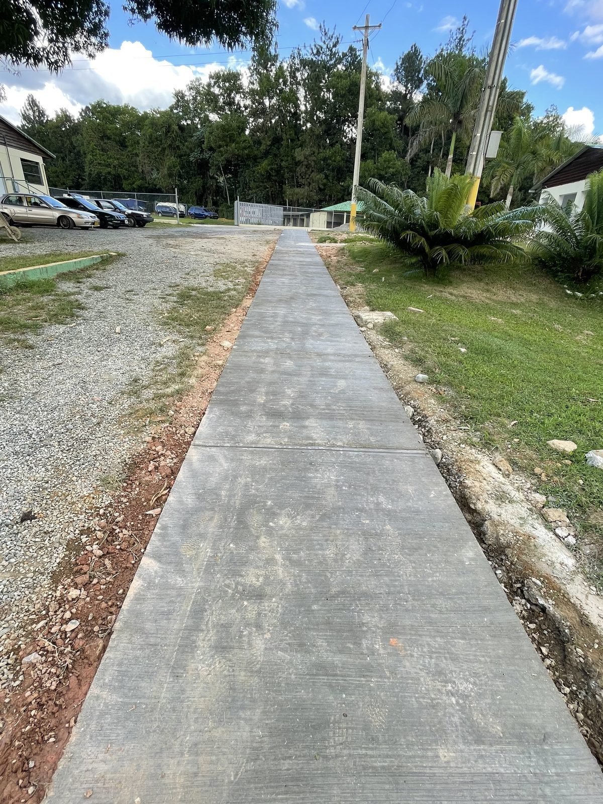 Andén terminado