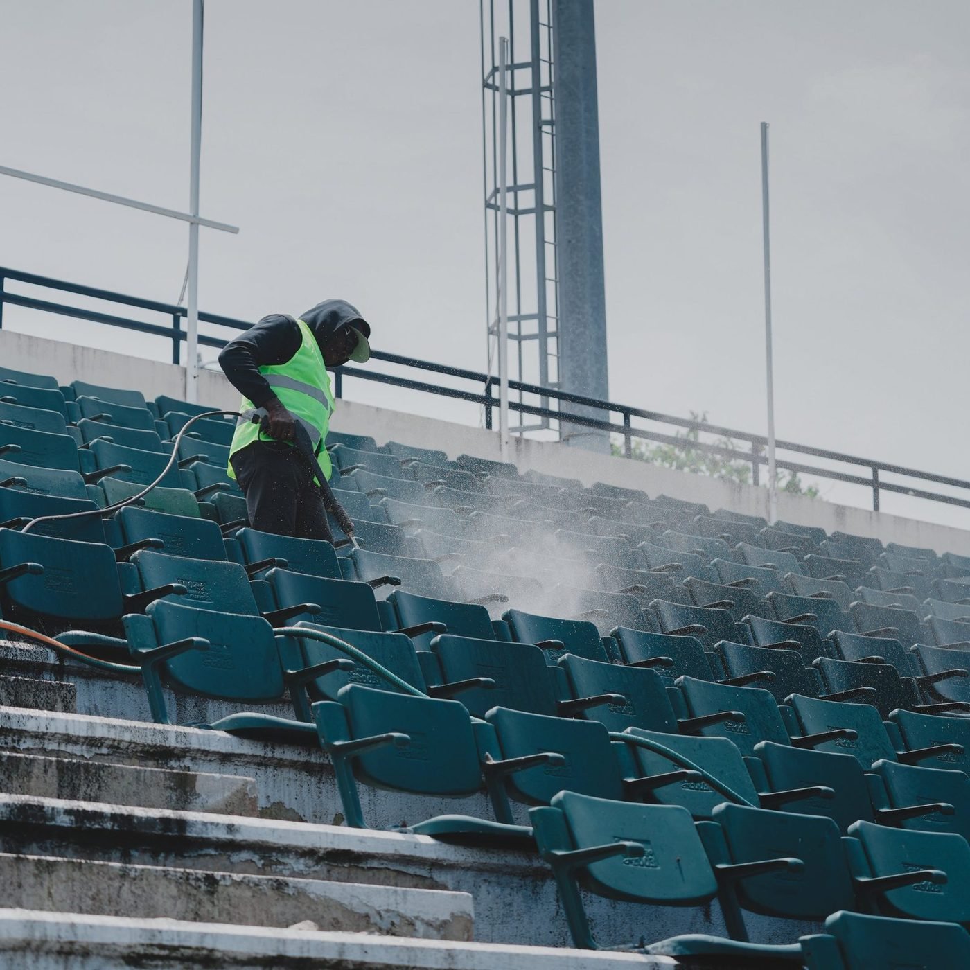 Hidrolavado de graderías
