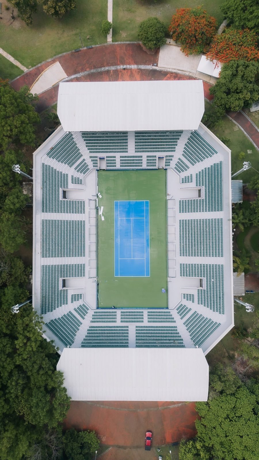 El estadio desde el aire