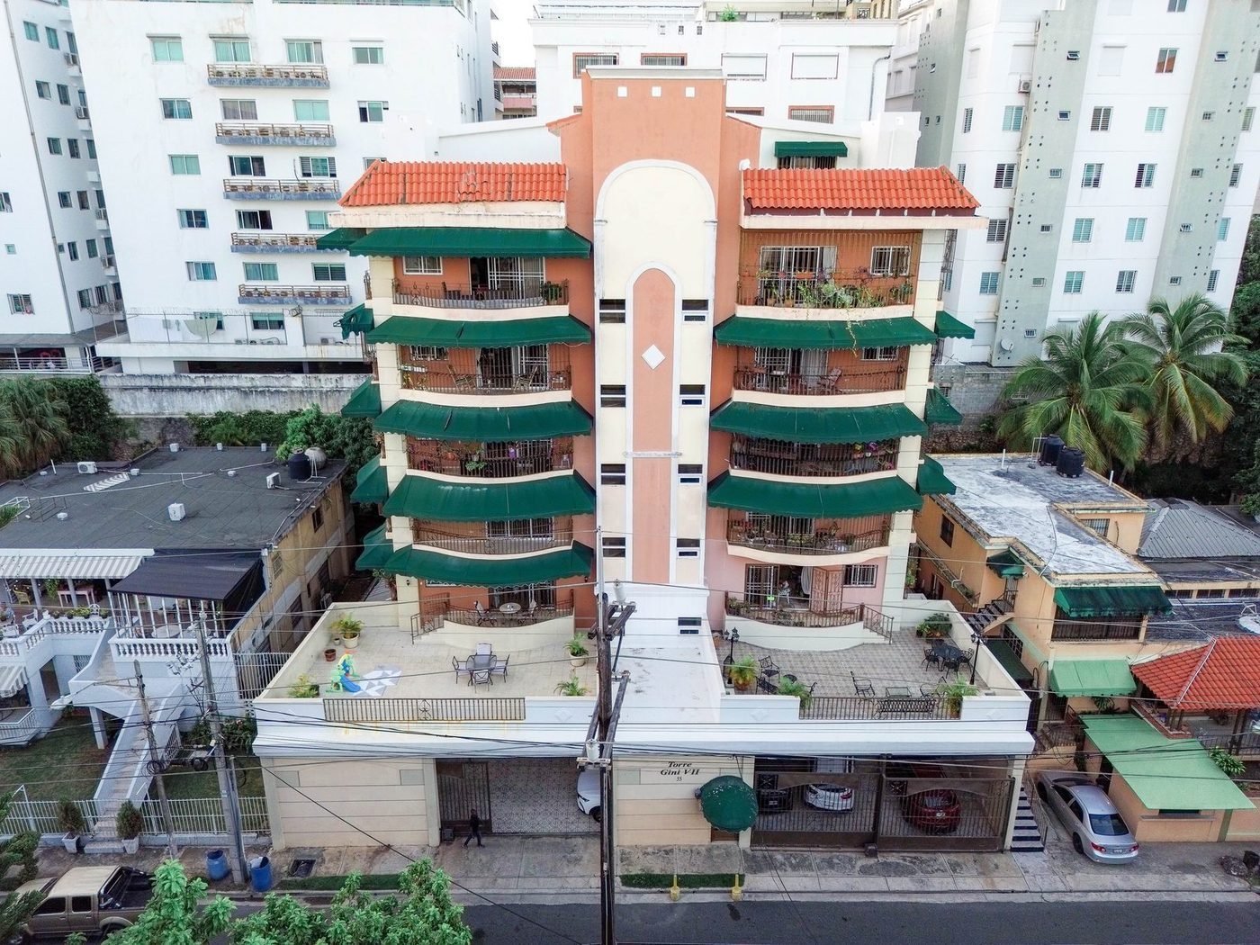 La torre desde el aire