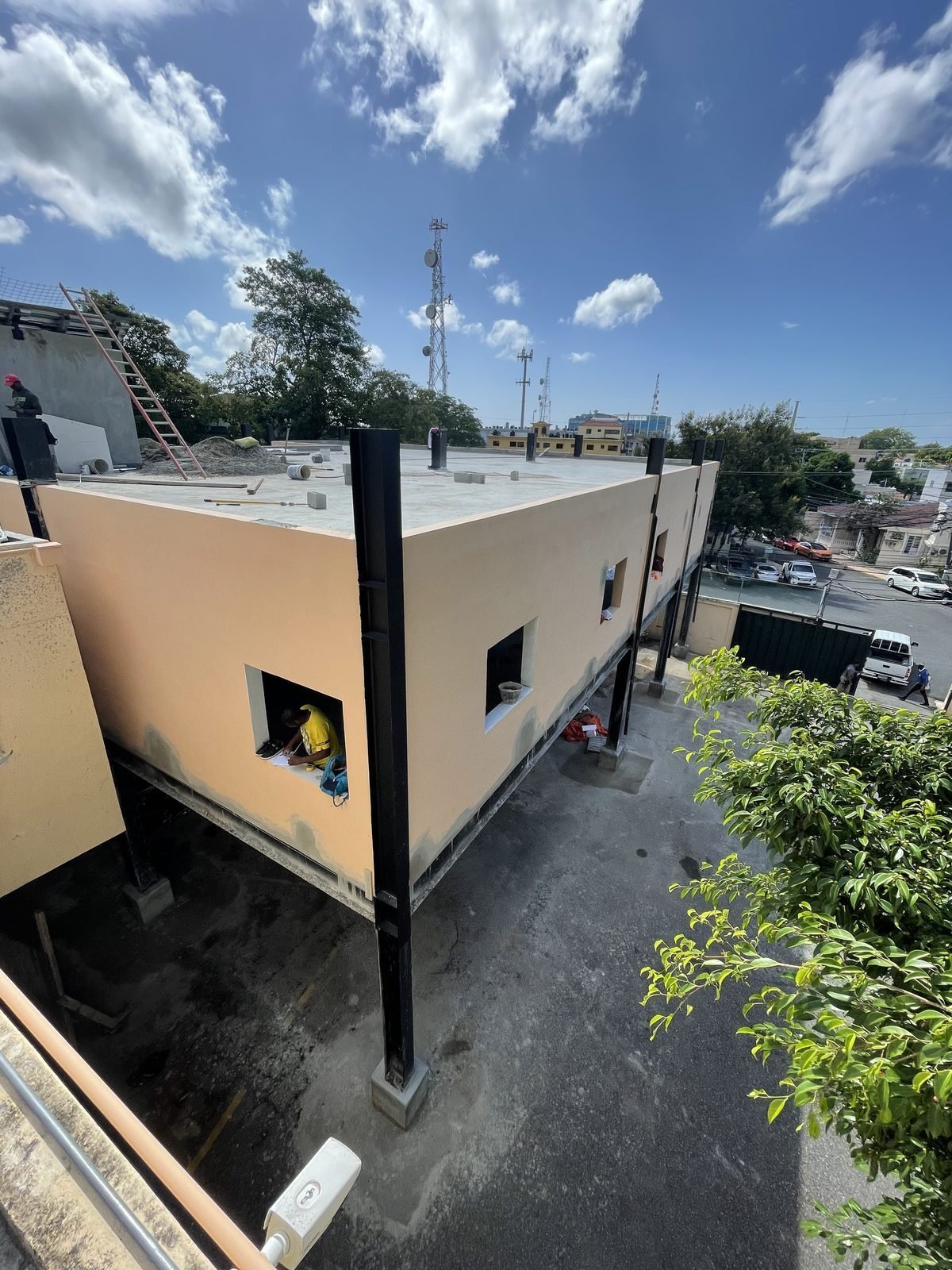 Trabajos en fachada